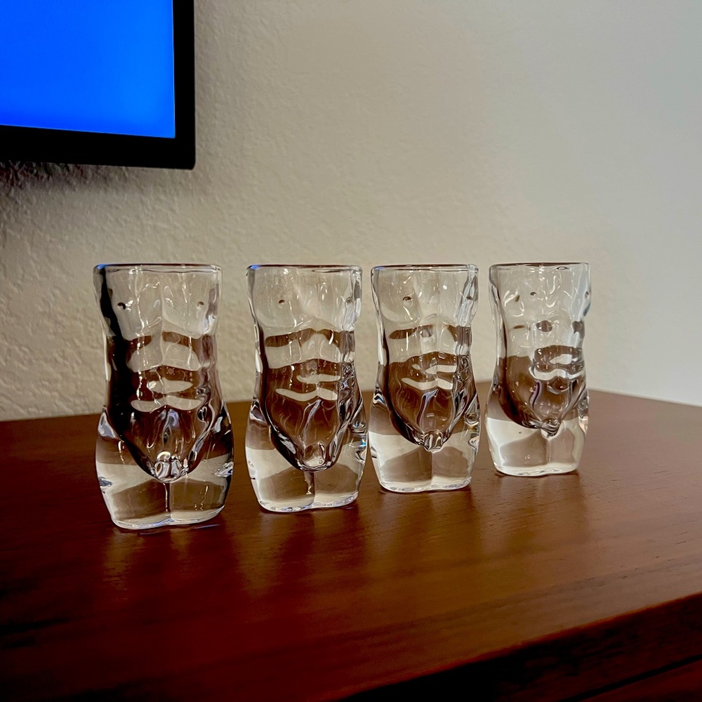 Male Shot Glasses (Set of 16)